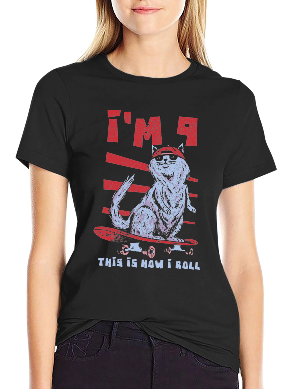 Cat Skateboarder T-Shirt - Cool & Funny