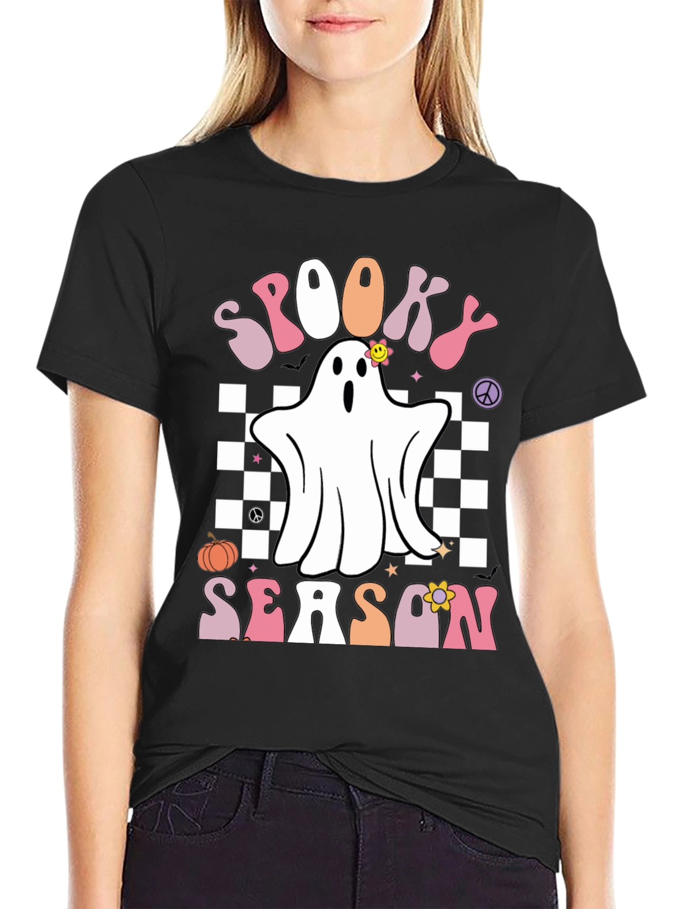 Spooky Season Retro Halloween Graphic Tee