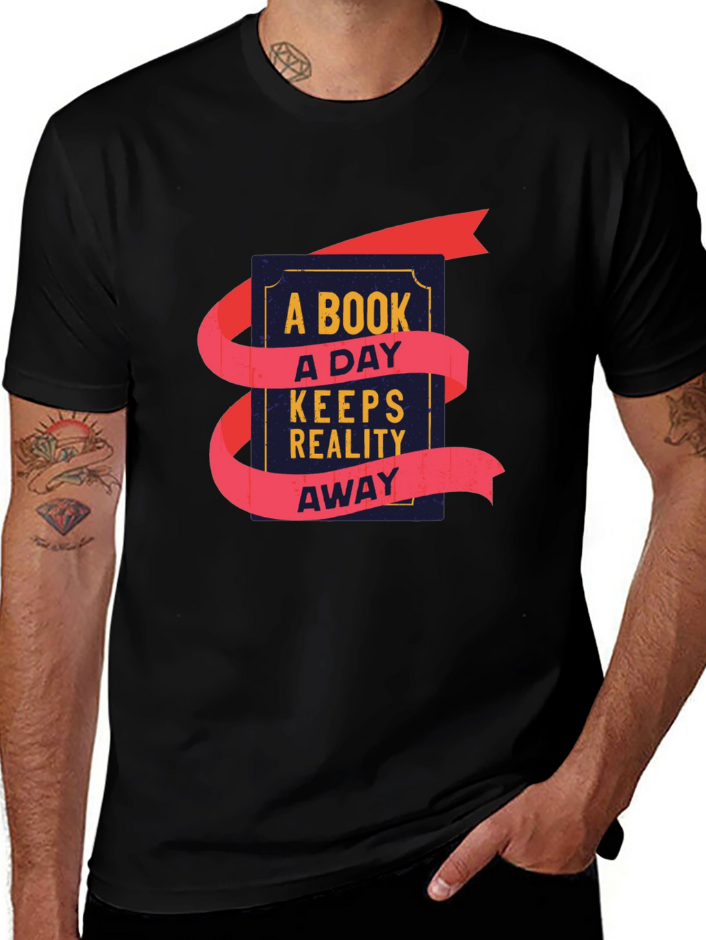 Book Lover T-Shirt - A Book A Day