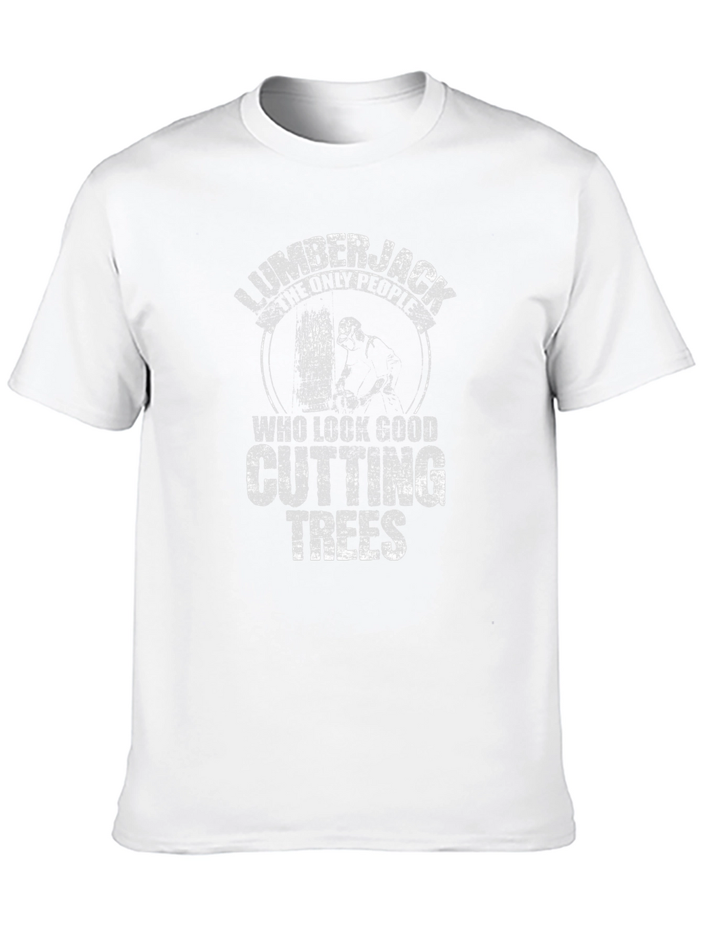 Lumberjack Cutting Trees Graphic T-Shirt