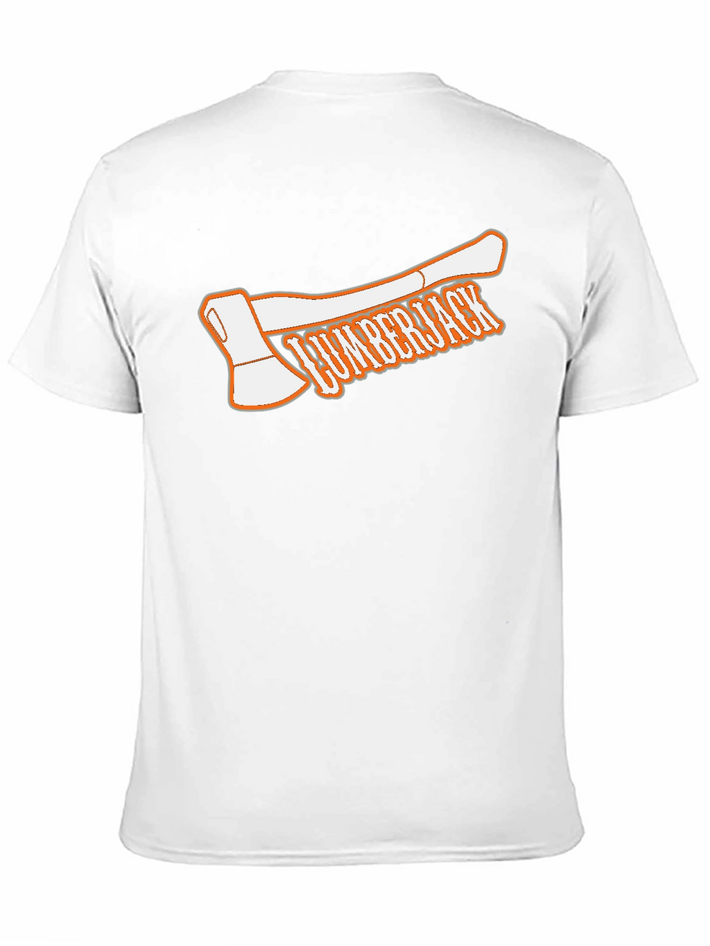 Lumberjack Axe Graphic Tee - Black Cotton T-Shirt