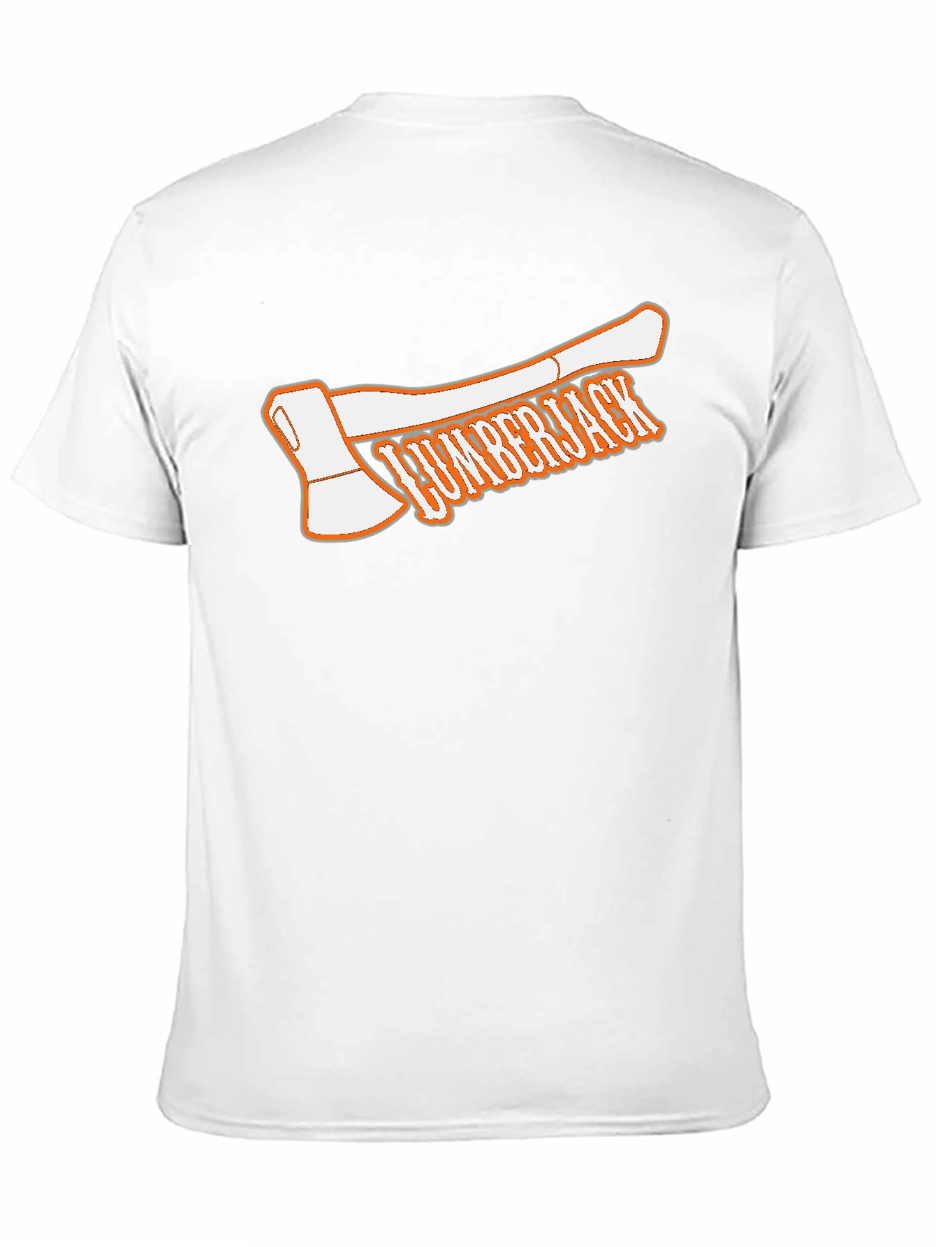 Lumberjack Axe Graphic Tee - Black Cotton T-Shirt