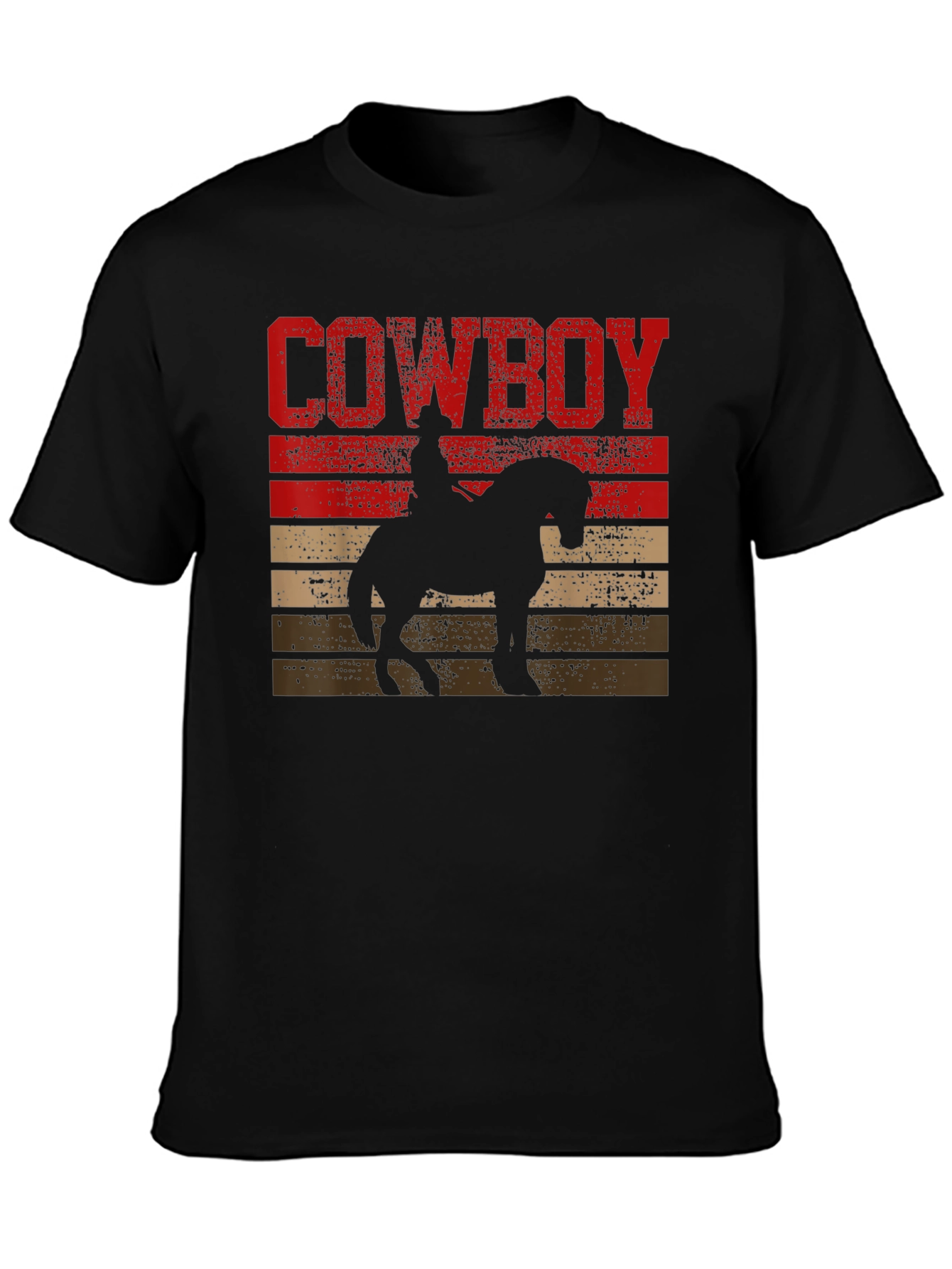 Cowboy Sunset Graphic T-Shirt