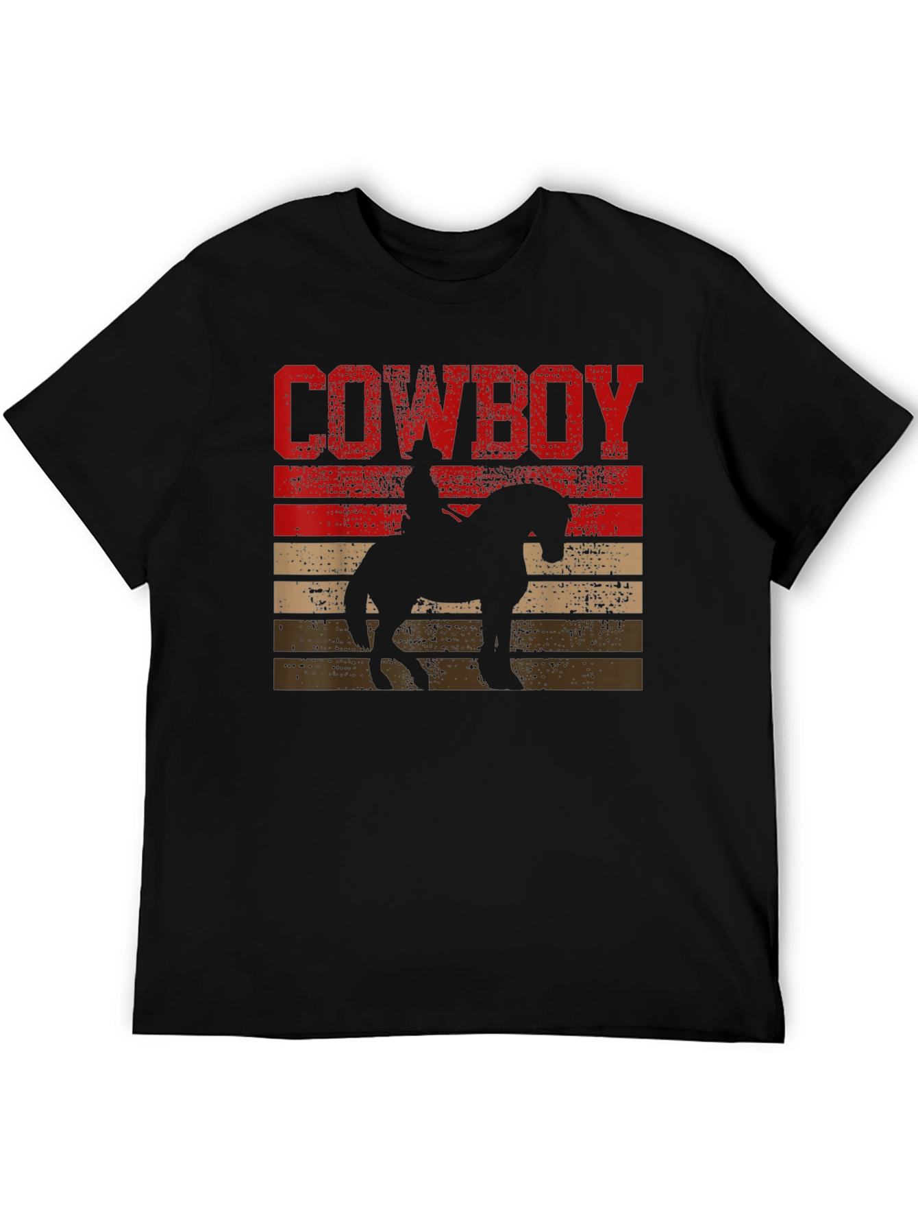 Cowboy Sunset Graphic T-Shirt