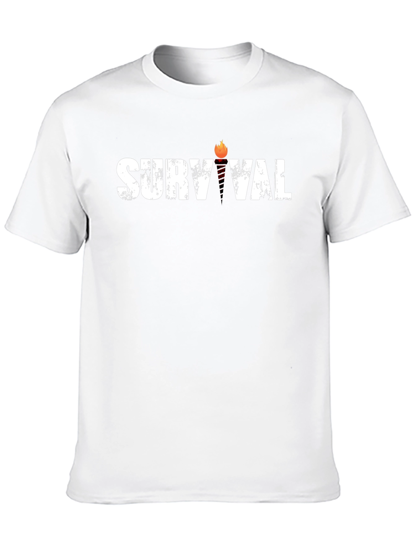 Survival Graphic Tee - Black Cotton Blend