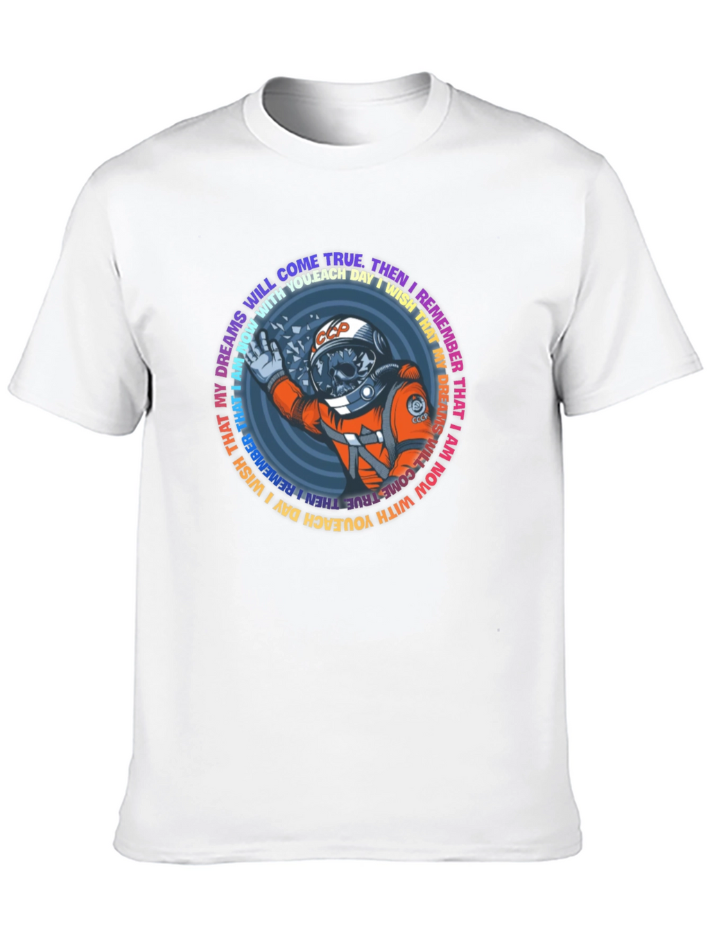 Astronaut Skull T-Shirt - Dreams Come True Tee