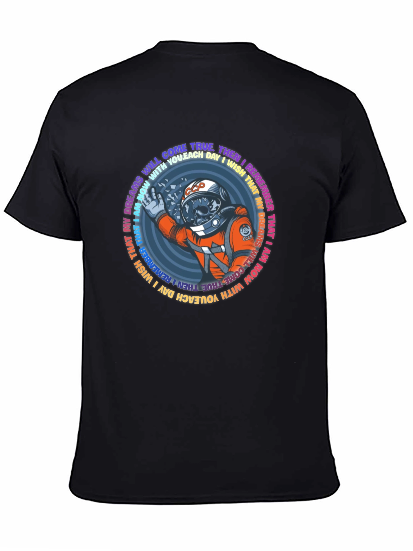Astronaut Skull T-Shirt - Dreams Come True Tee