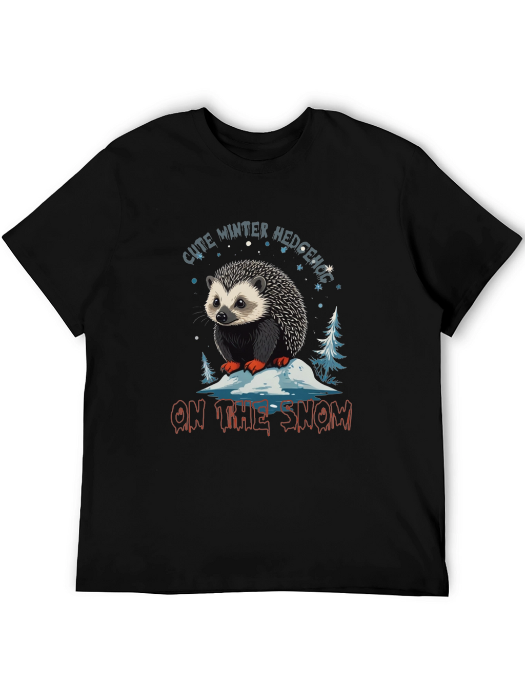 Cute Winter Hedgehog T-Shirt