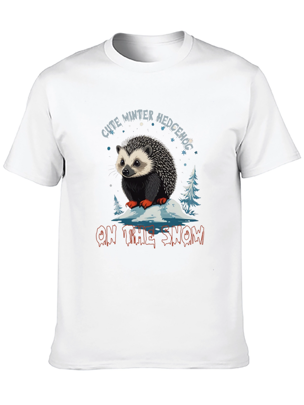 Cute Winter Hedgehog T-Shirt