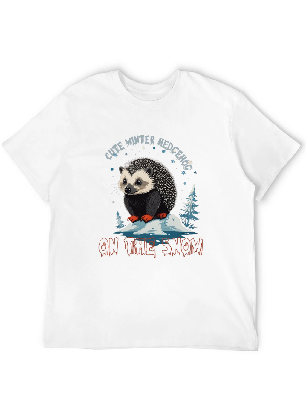 Cute Winter Hedgehog T-Shirt