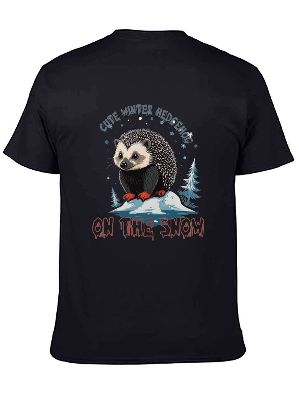 Cute Winter Hedgehog T-Shirt