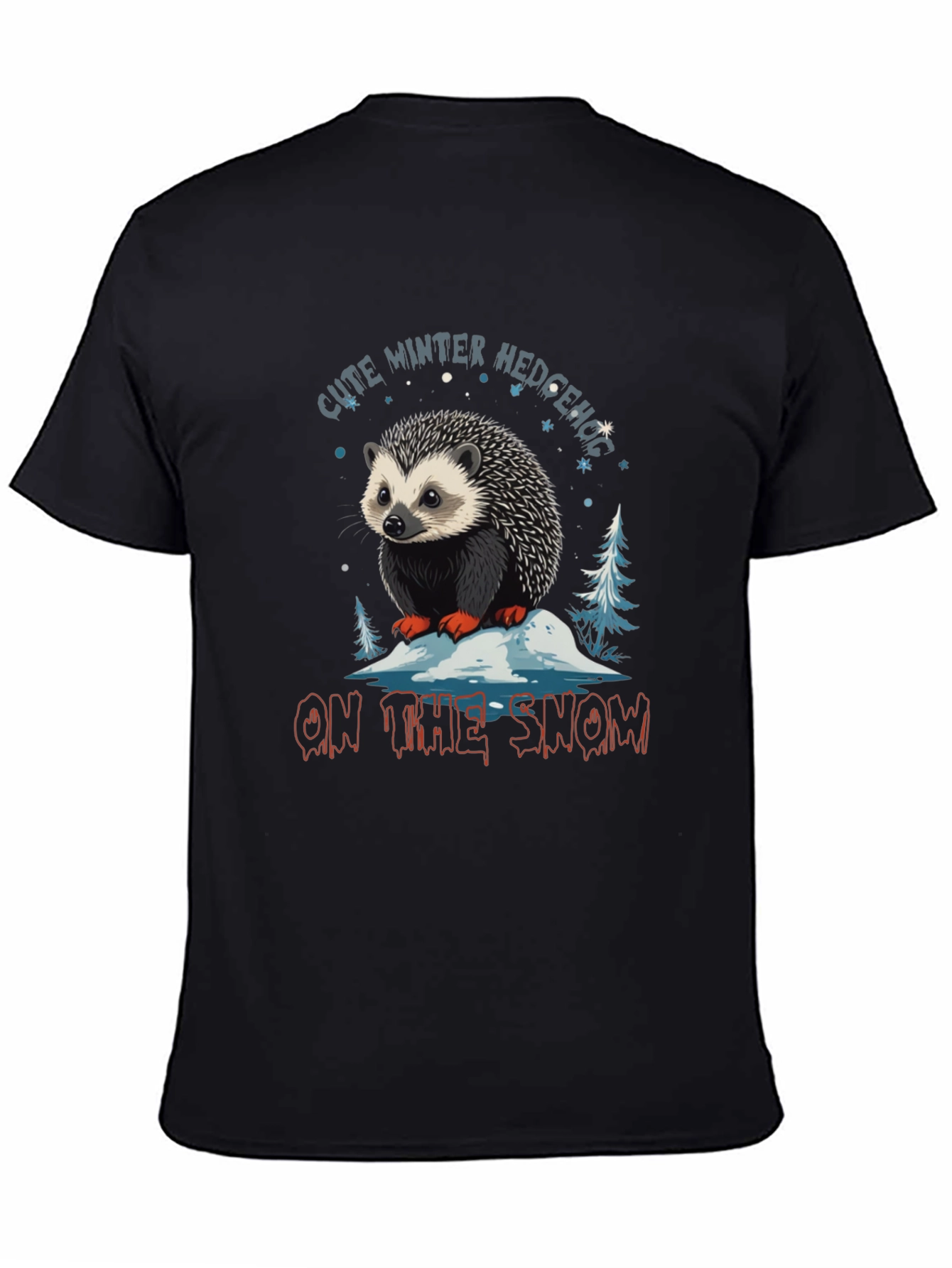 Cute Winter Hedgehog T-Shirt