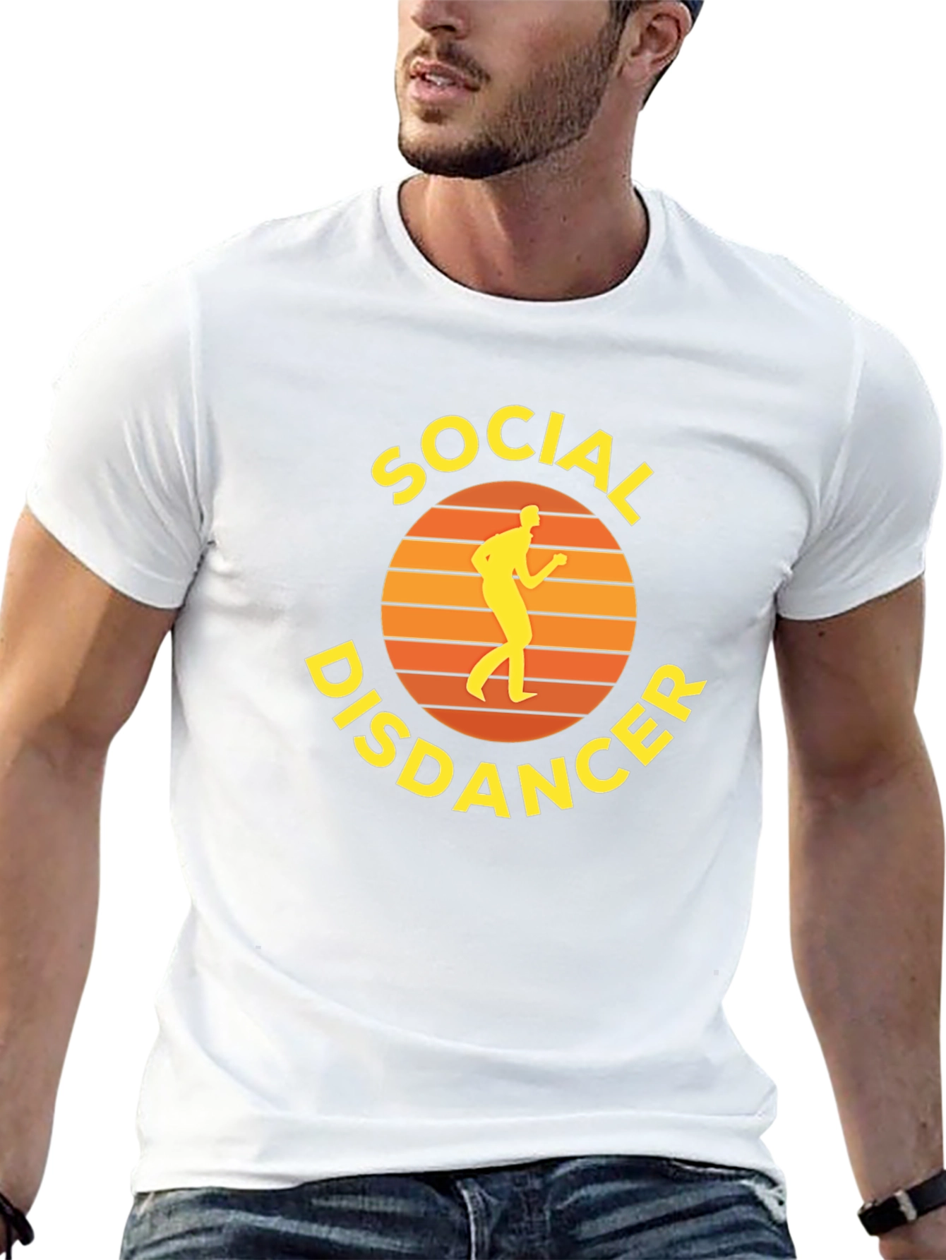 Social Disdancer Graphic Tee - Black Unisex T-Shirt