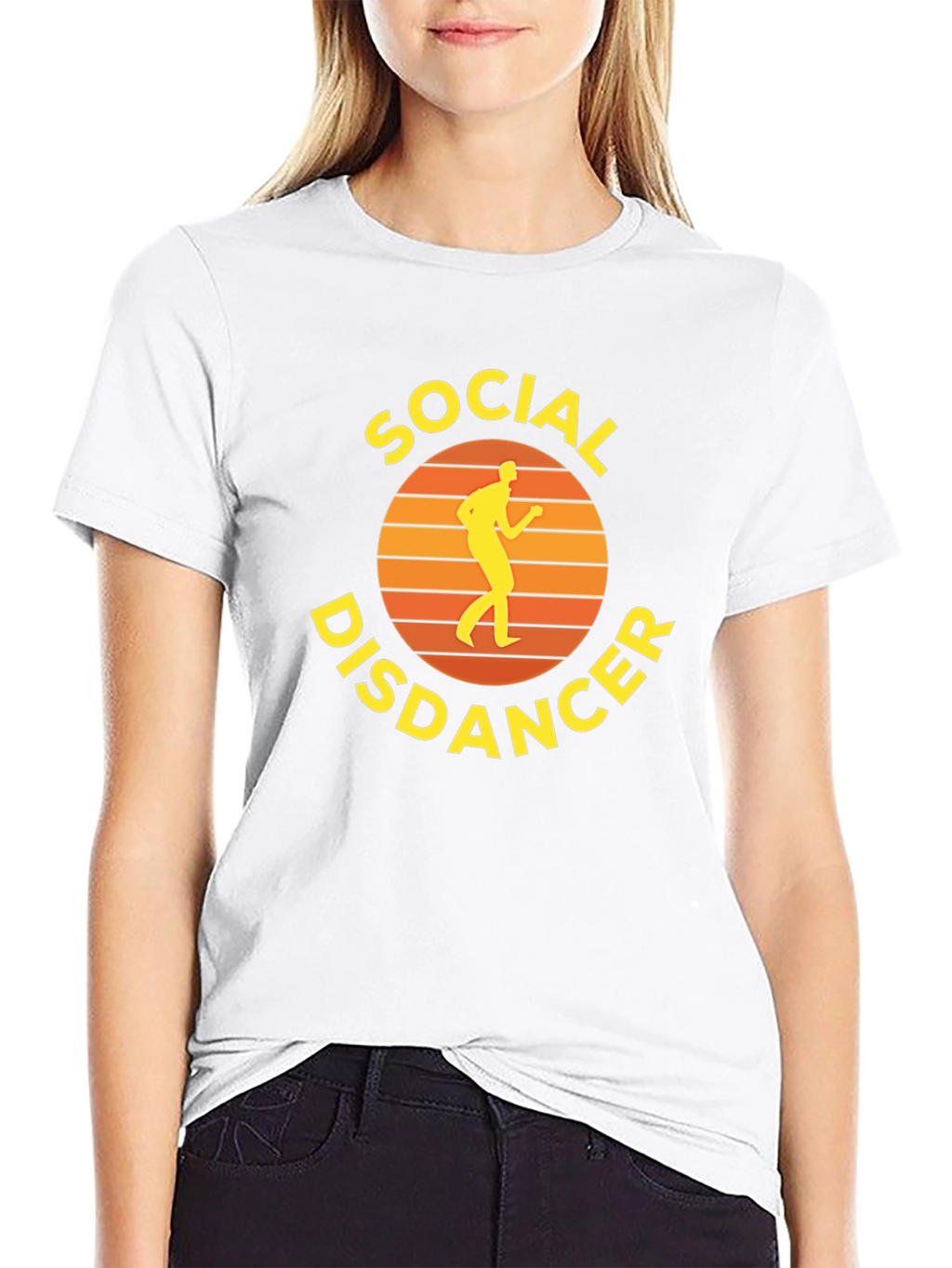 Social Disdancer Graphic Tee - Black Unisex T-Shirt
