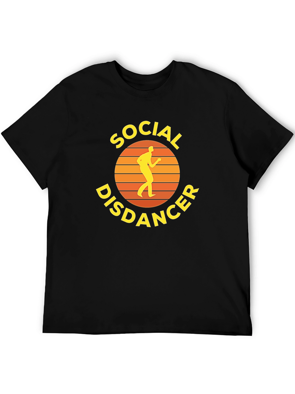 Social Disdancer Graphic Tee - Black Unisex T-Shirt