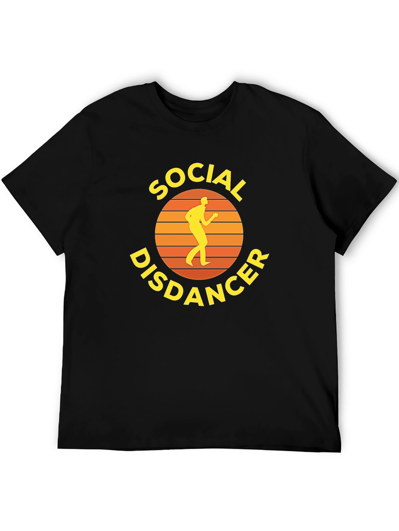 Social Disdancer Graphic Tee - Black Unisex T-Shirt