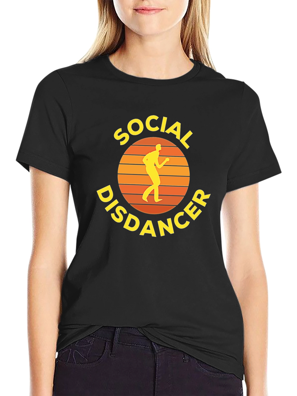 Social Disdancer Graphic Tee - Black Unisex T-Shirt