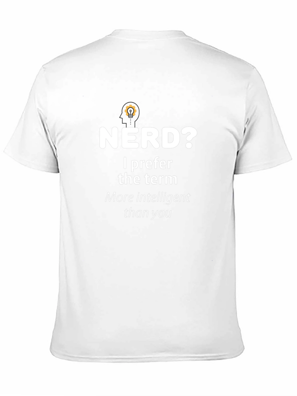 Nerd? Intelligent Black T-Shirt