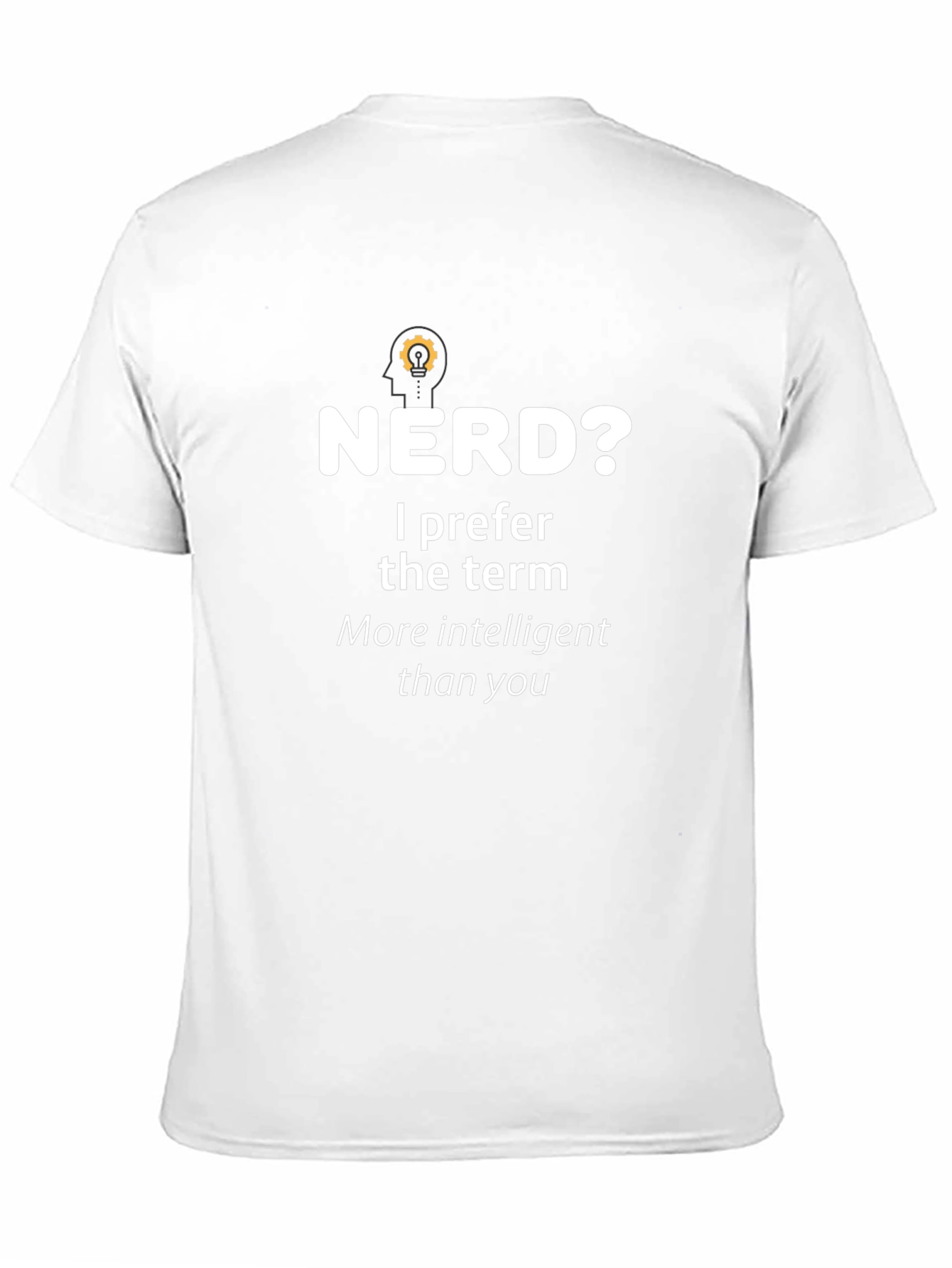 Nerd? Intelligent Black T-Shirt