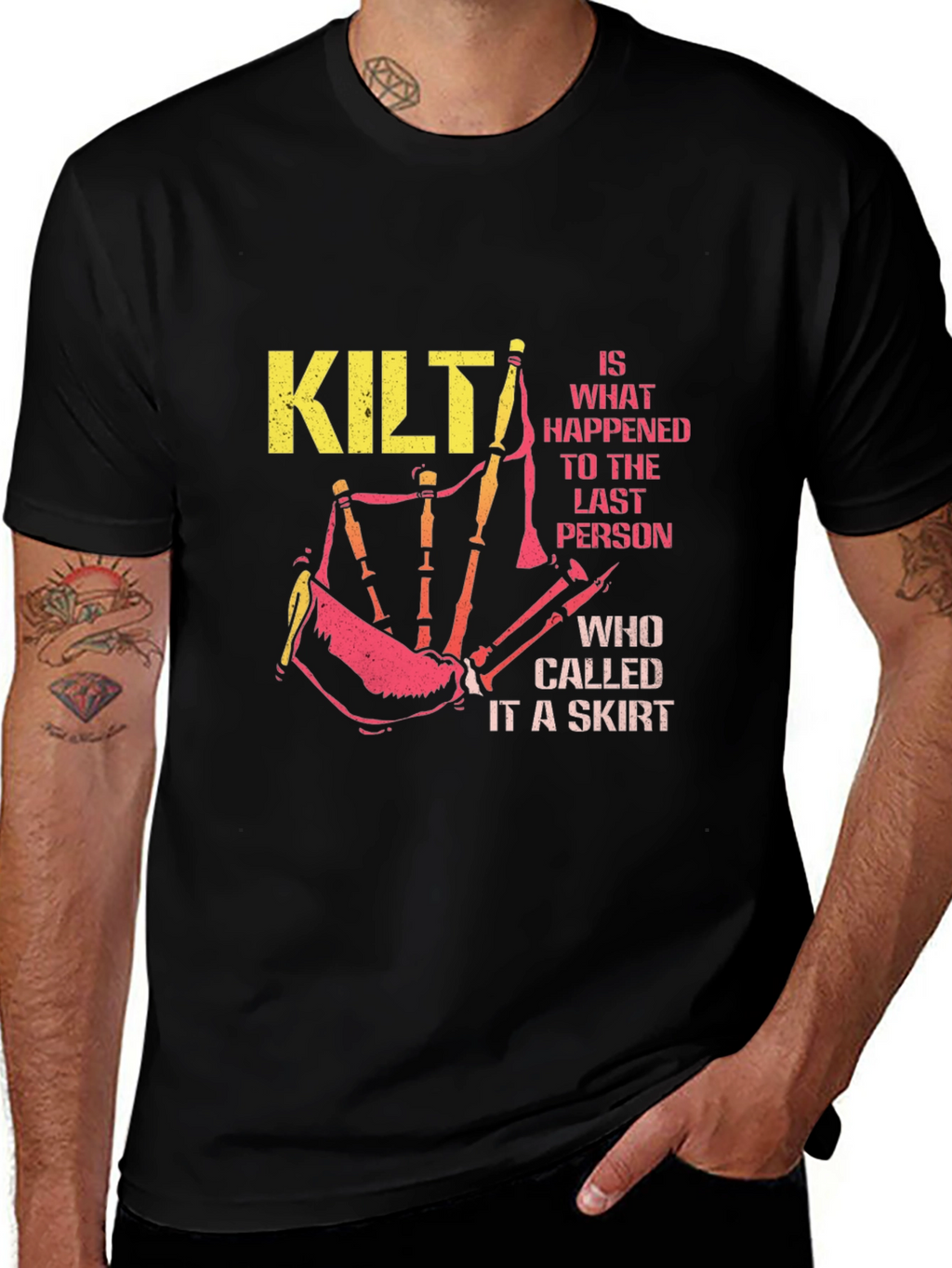 Kilt Humor Graphic T-Shirt