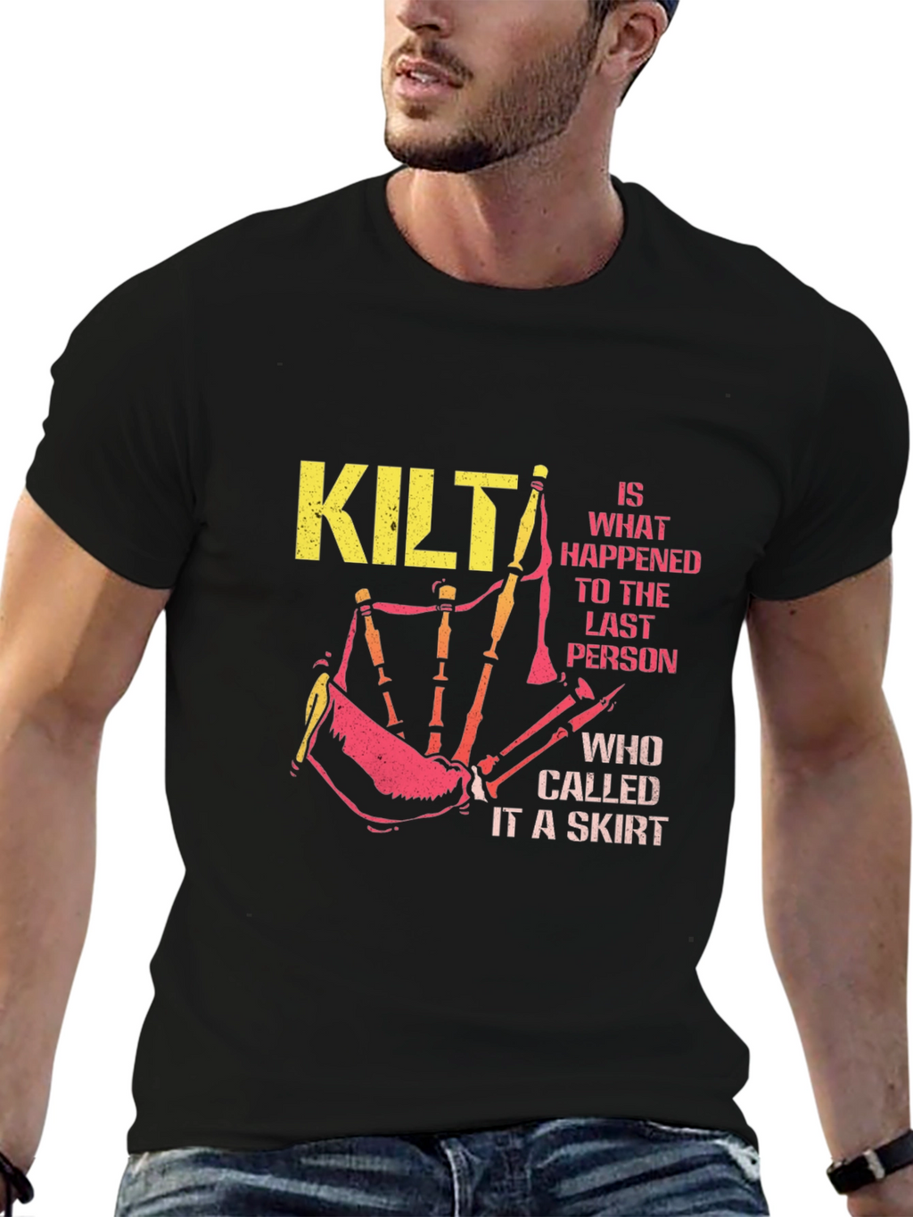 Kilt Humor Graphic T-Shirt