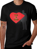 This Is Yours Graphic T-Shirt - Modern Heart Design