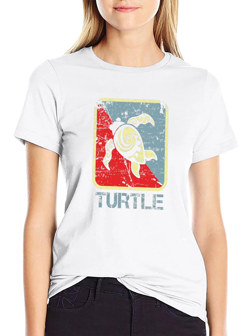 Retro Turtle Graphic T-Shirt