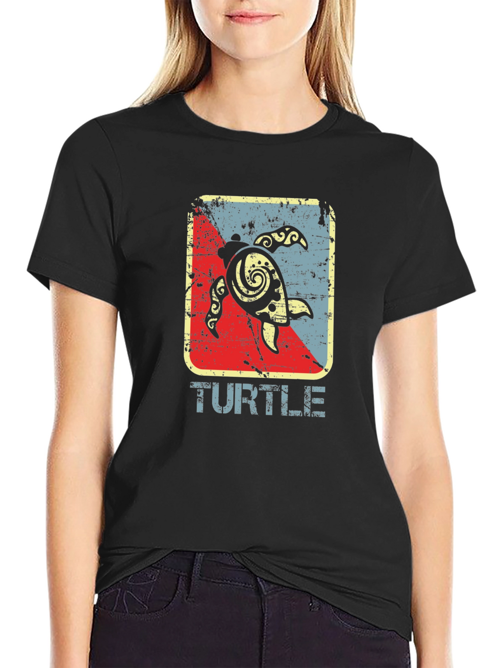 Retro Turtle Graphic T-Shirt