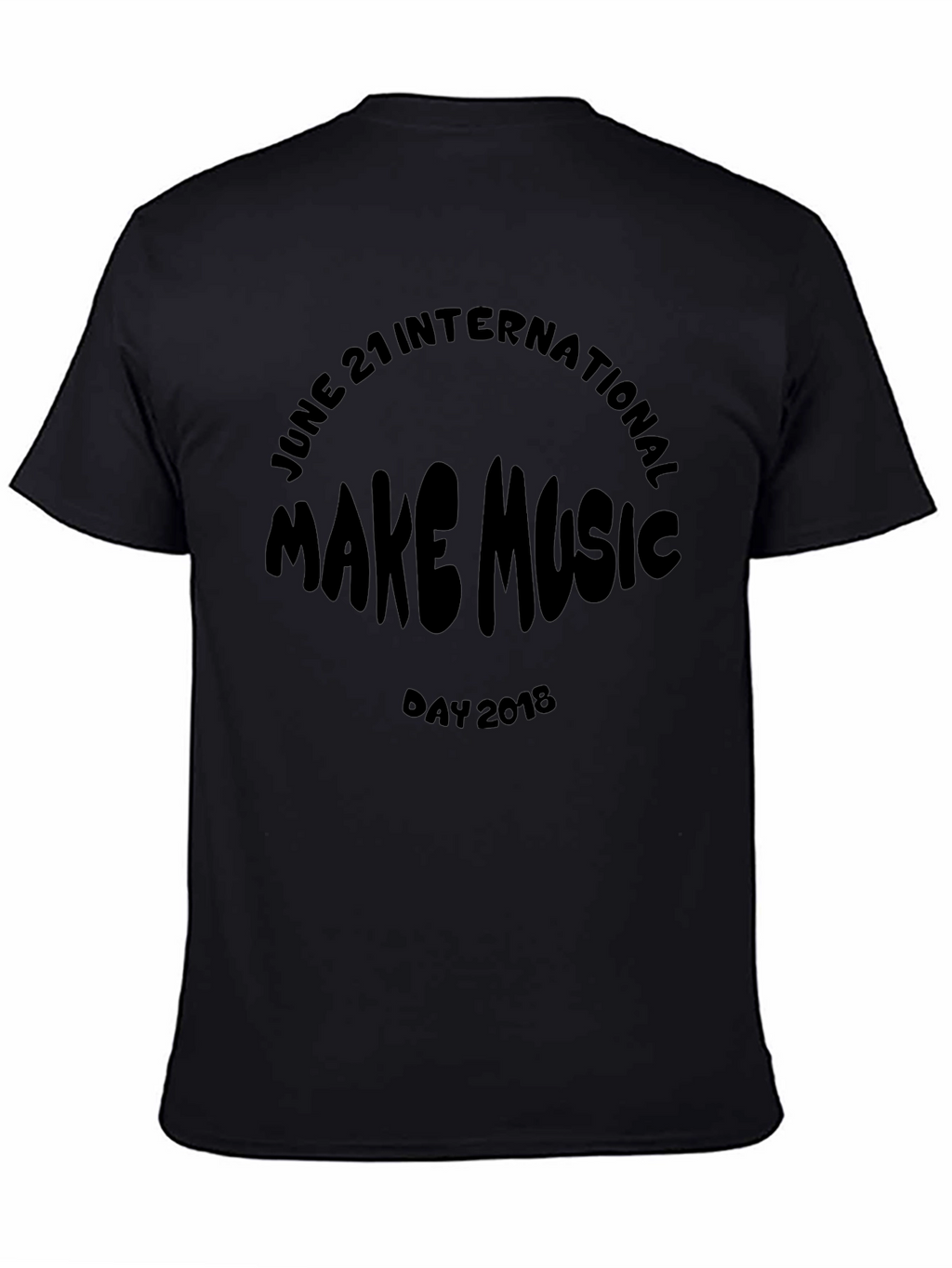 Make Music Day 2018 Black T-Shirt
