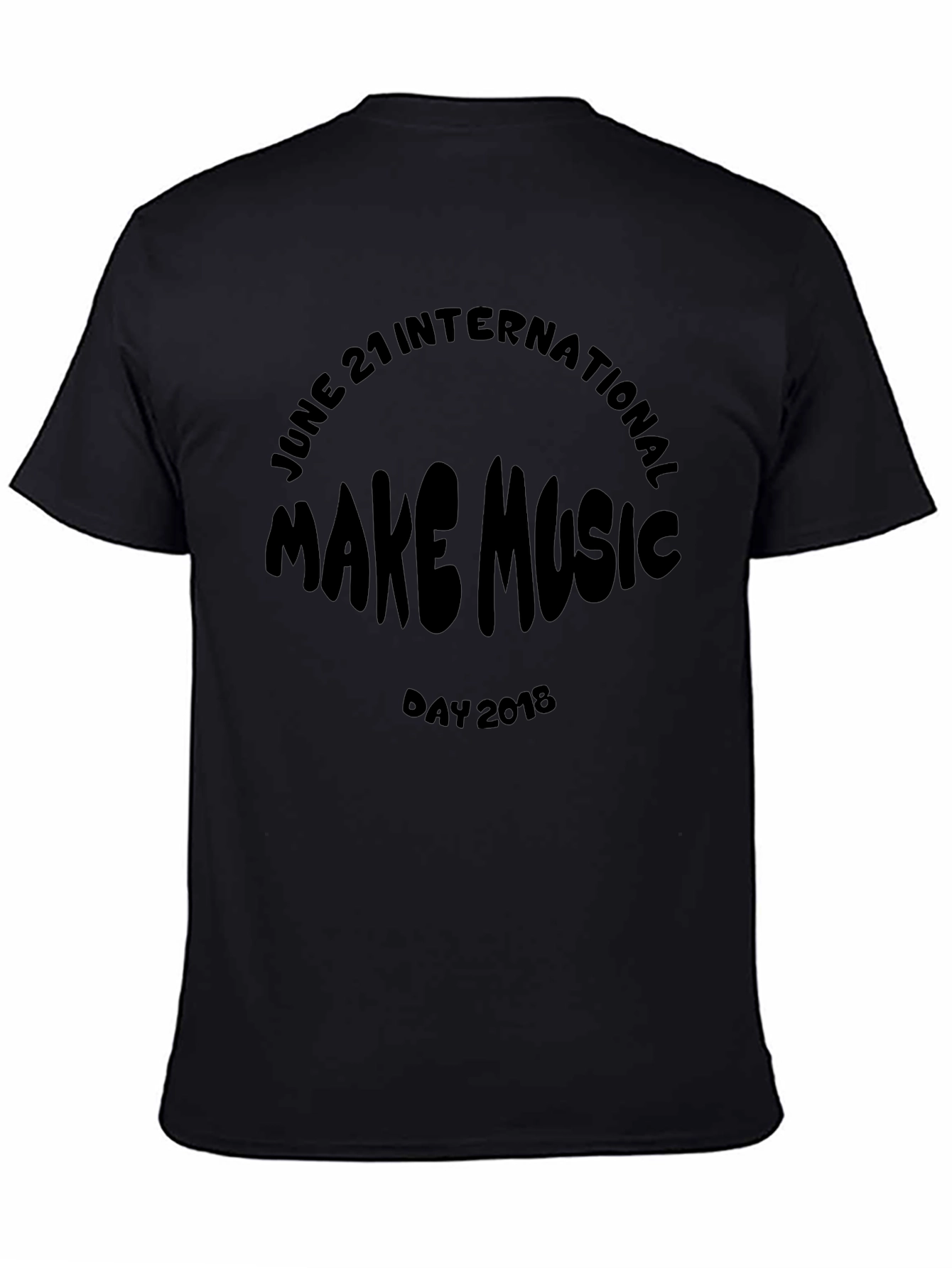 Make Music Day 2018 Black T-Shirt