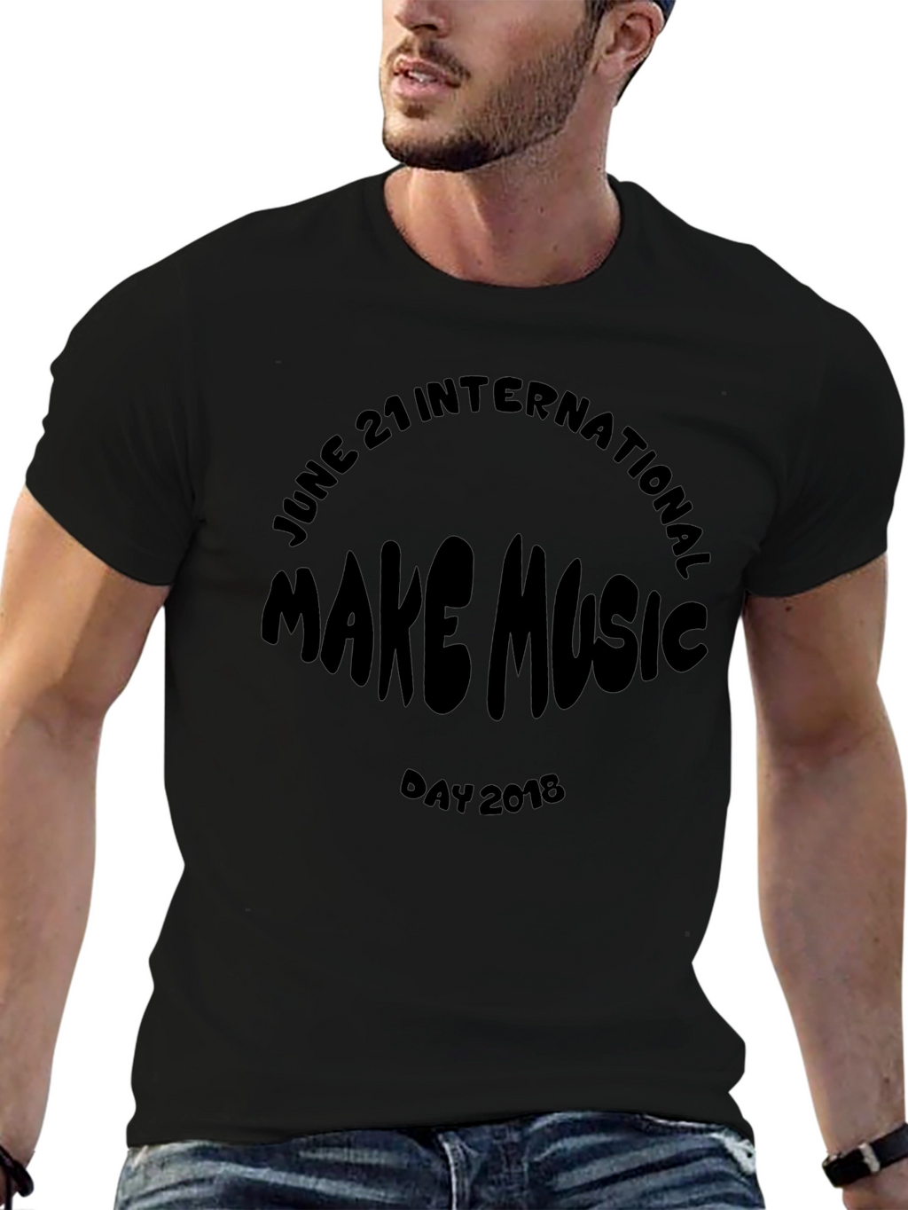 Make Music Day 2018 Black T-Shirt