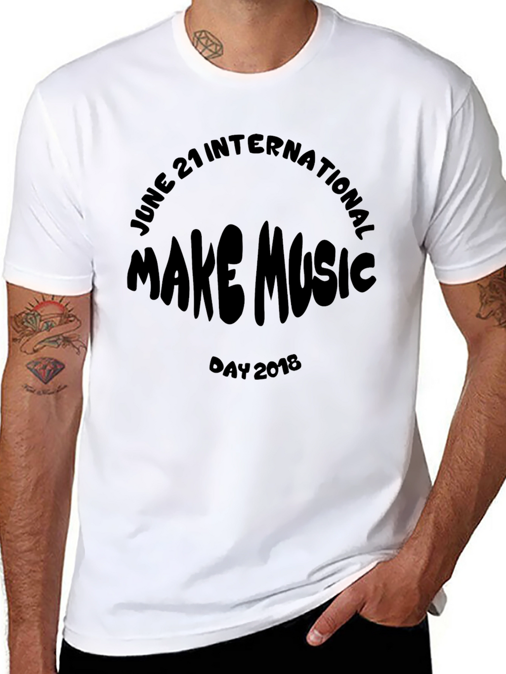 Make Music Day 2018 Black T-Shirt