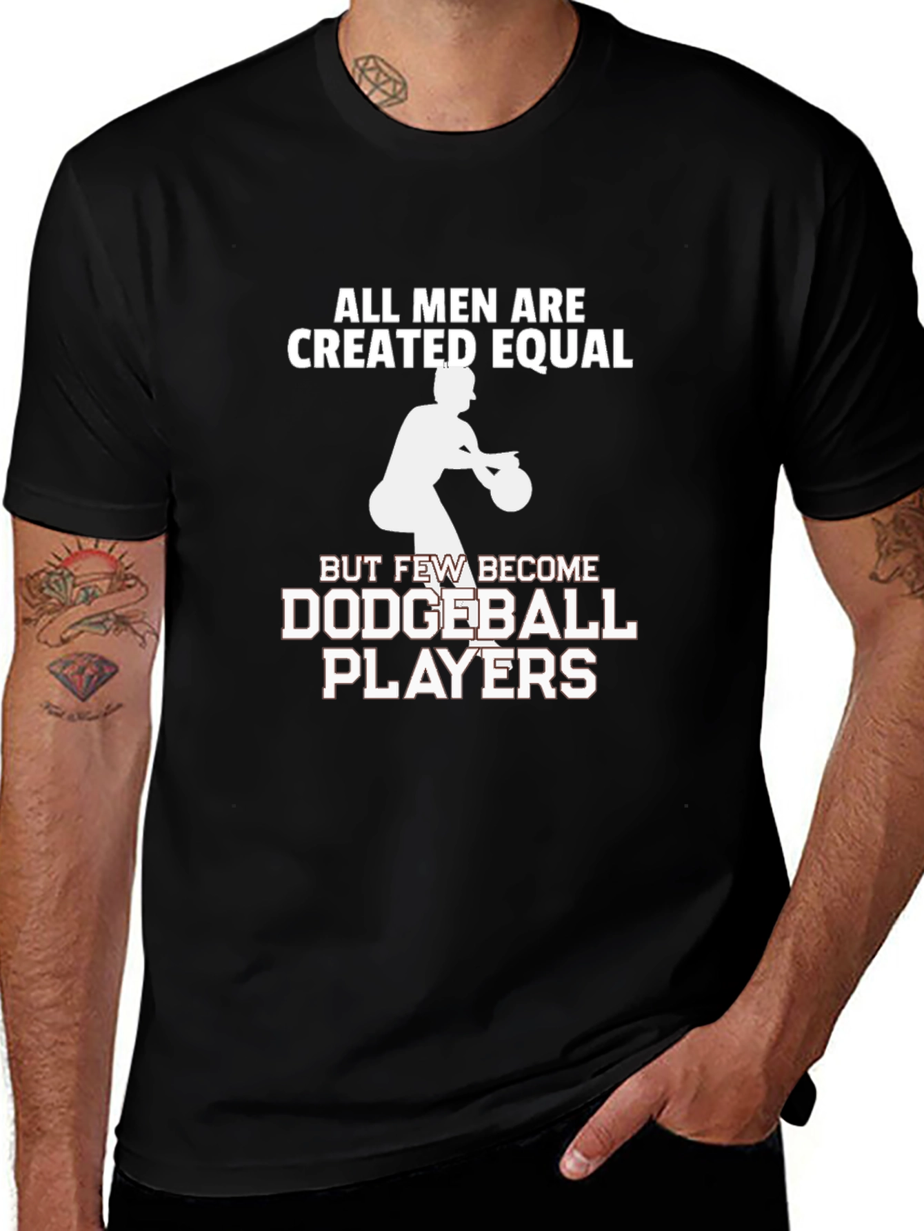 All Men Created Equal Dodgeball T-Shirt