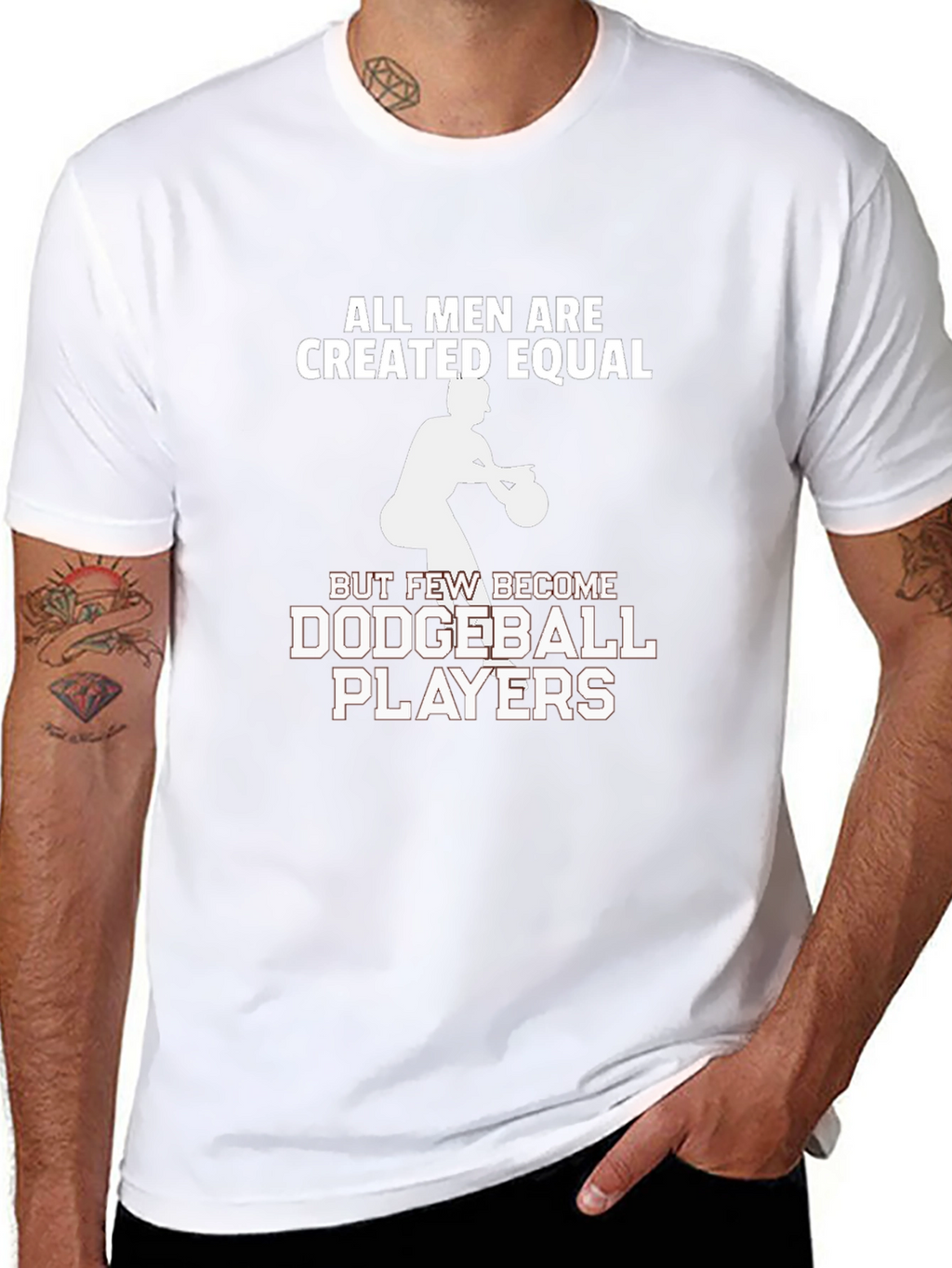 All Men Created Equal Dodgeball T-Shirt