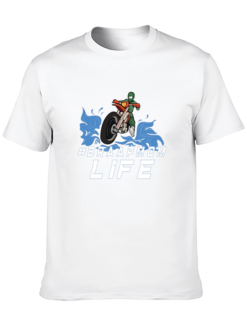 #Braapmom Life T-Shirt - Motocross Mom Tee