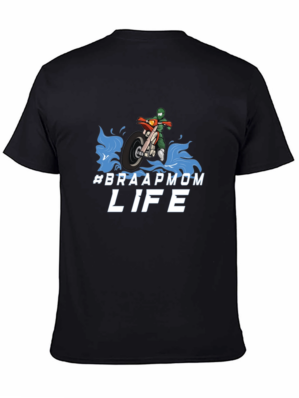 #Braapmom Life T-Shirt - Motocross Mom Tee