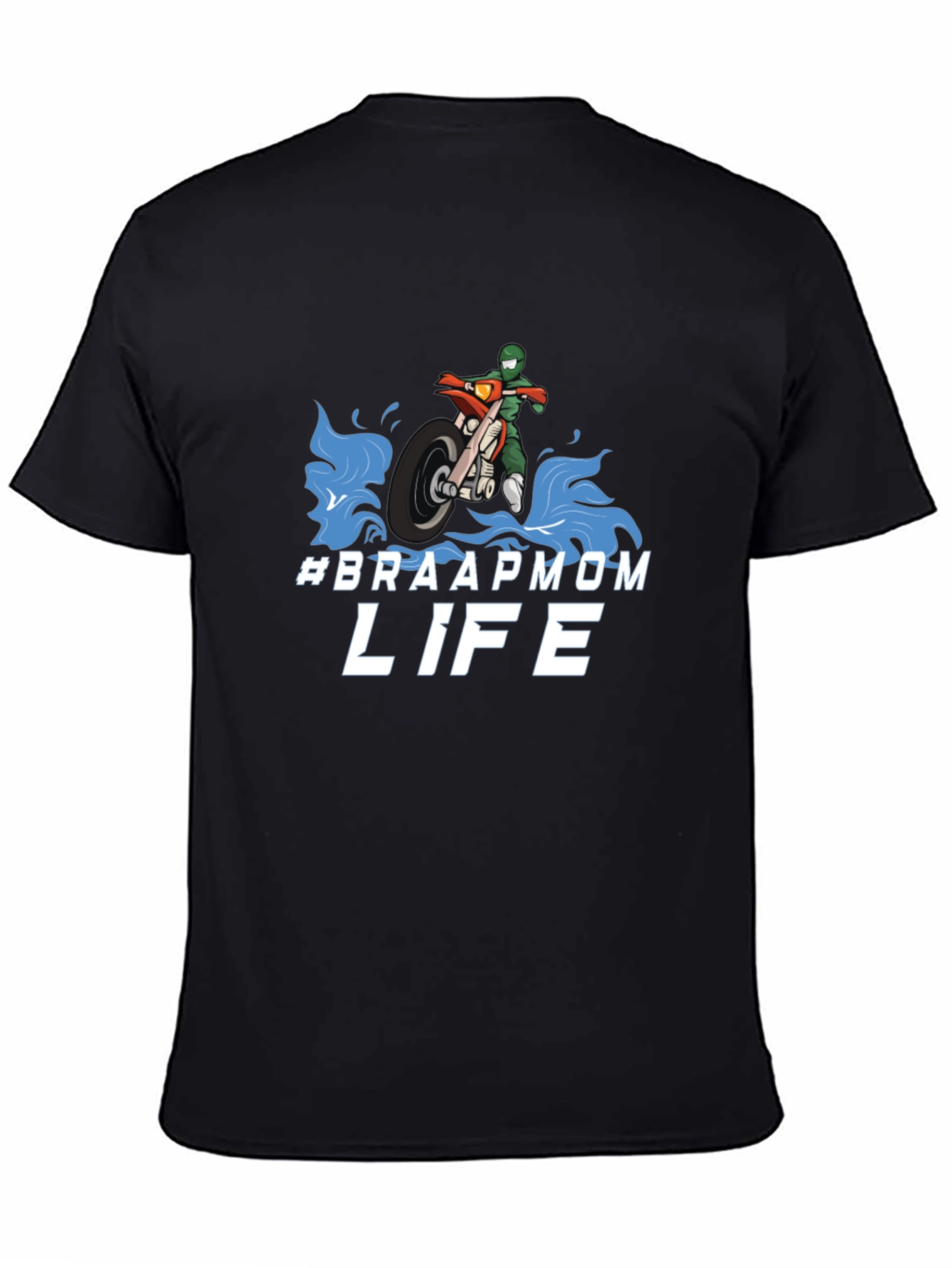 #Braapmom Life T-Shirt - Motocross Mom Tee