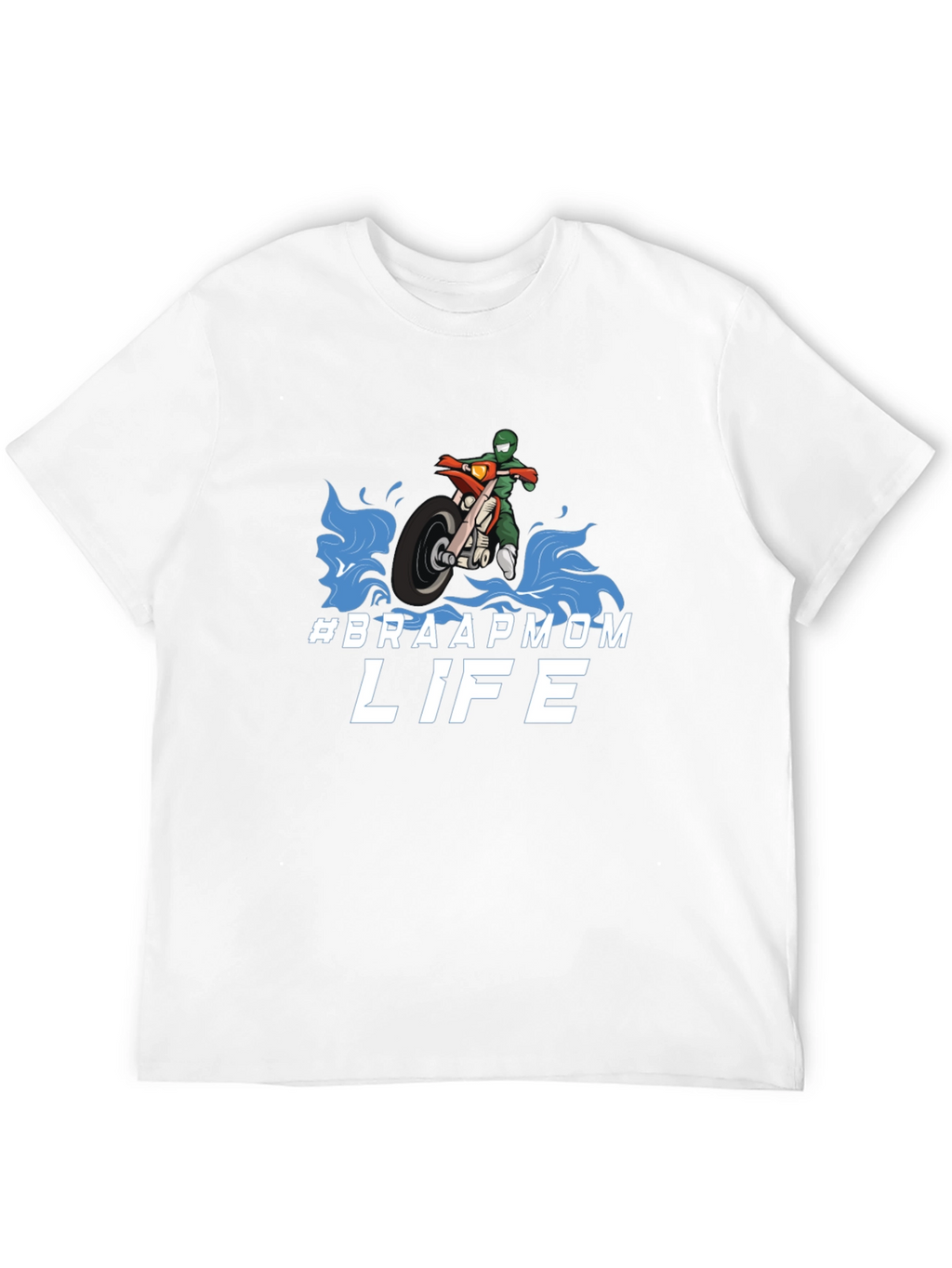 #Braapmom Life T-Shirt - Motocross Mom Tee