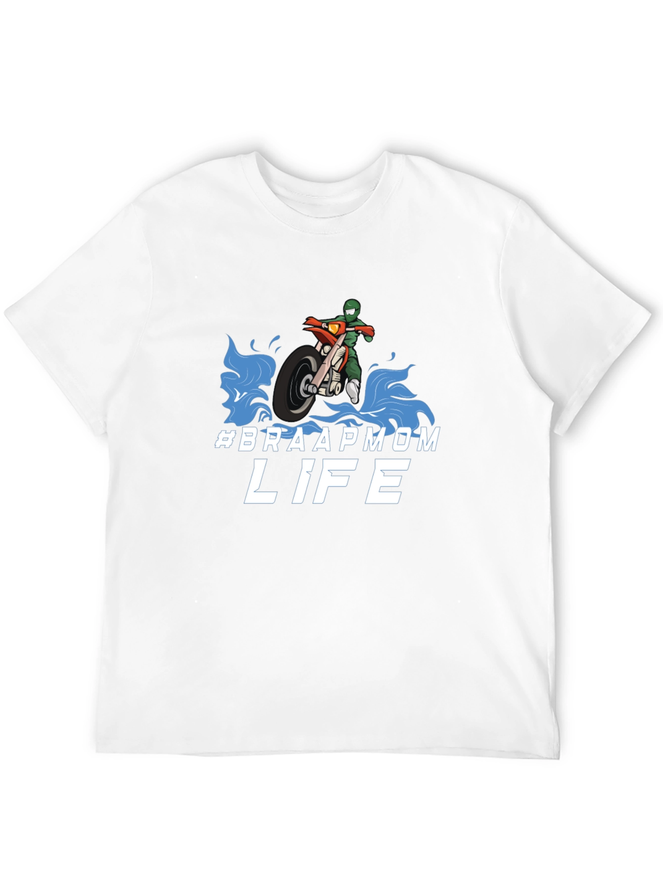 #Braapmom Life T-Shirt - Motocross Mom Tee