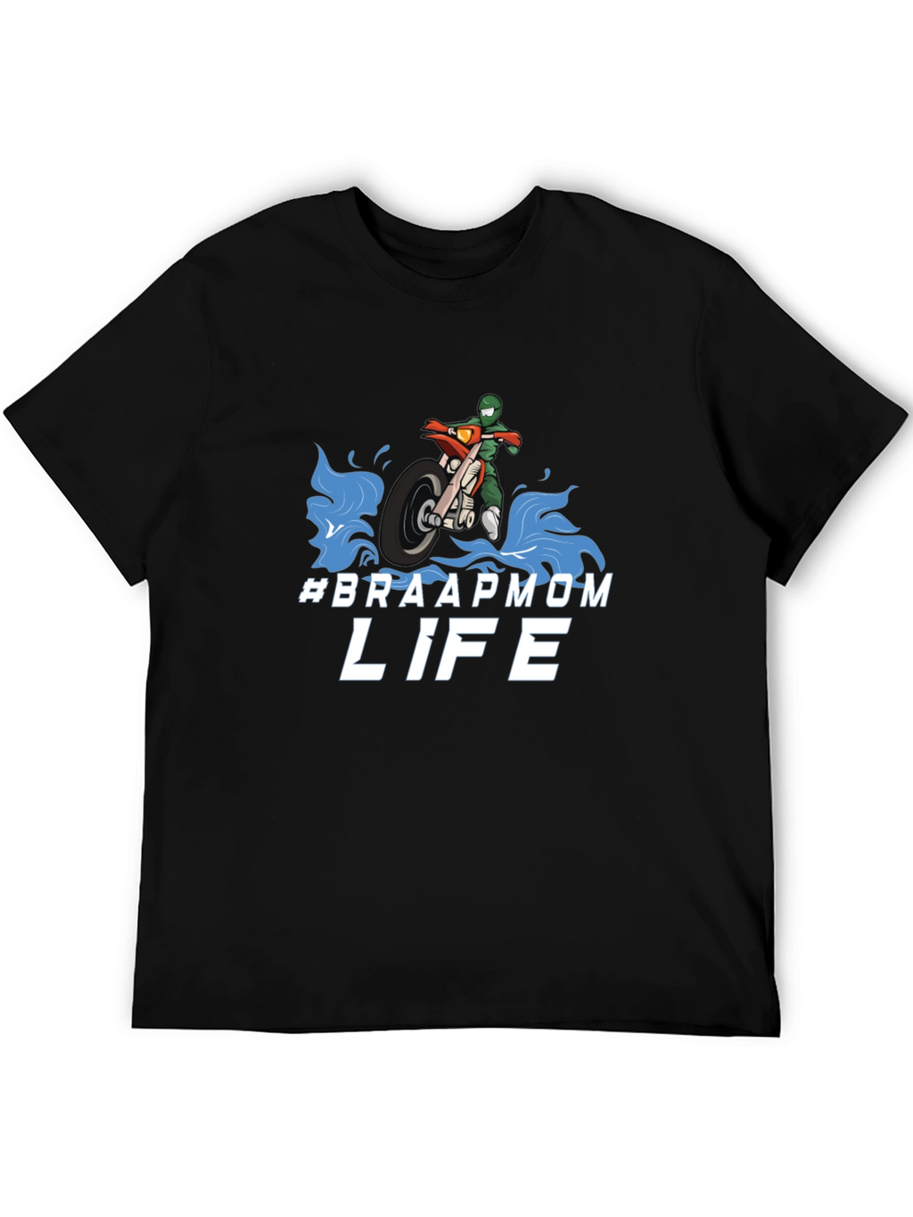 #Braapmom Life T-Shirt - Motocross Mom Tee