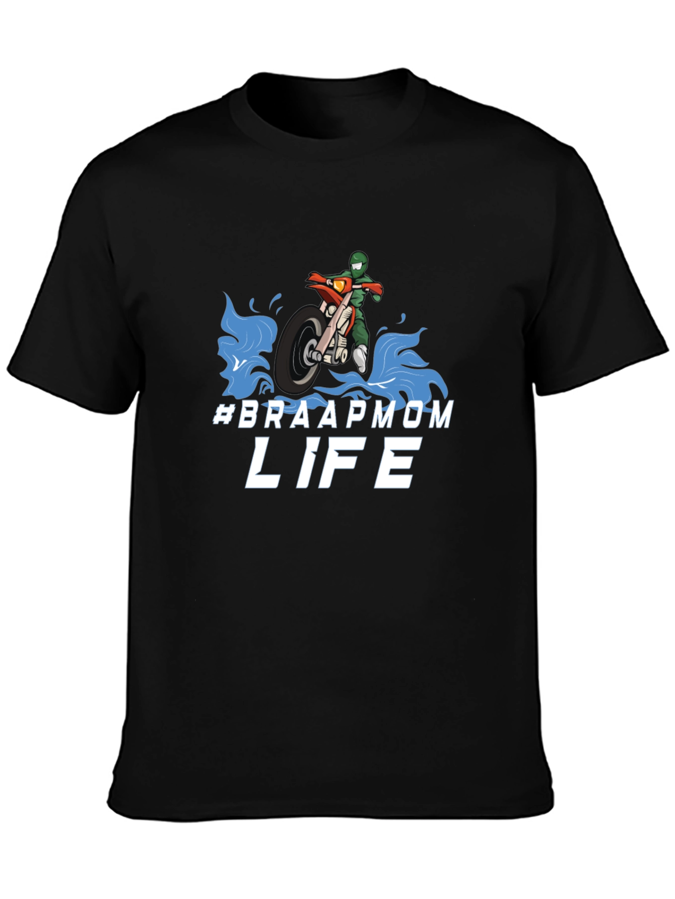 #Braapmom Life T-Shirt - Motocross Mom Tee