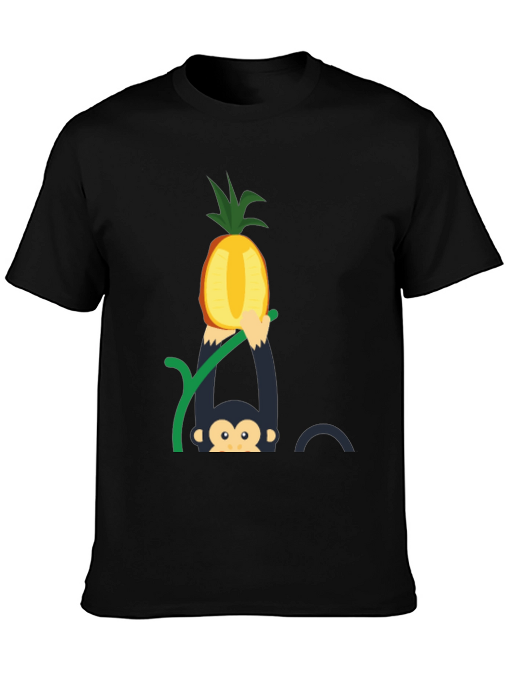 Monkey Pineapple T-Shirt - Fun Graphic Tee