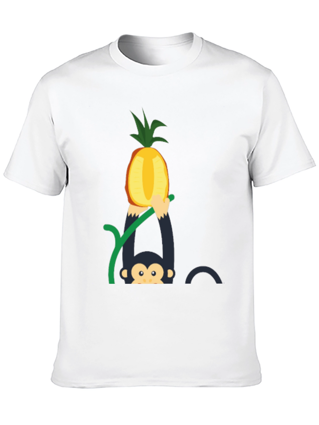 Monkey Pineapple T-Shirt - Fun Graphic Tee