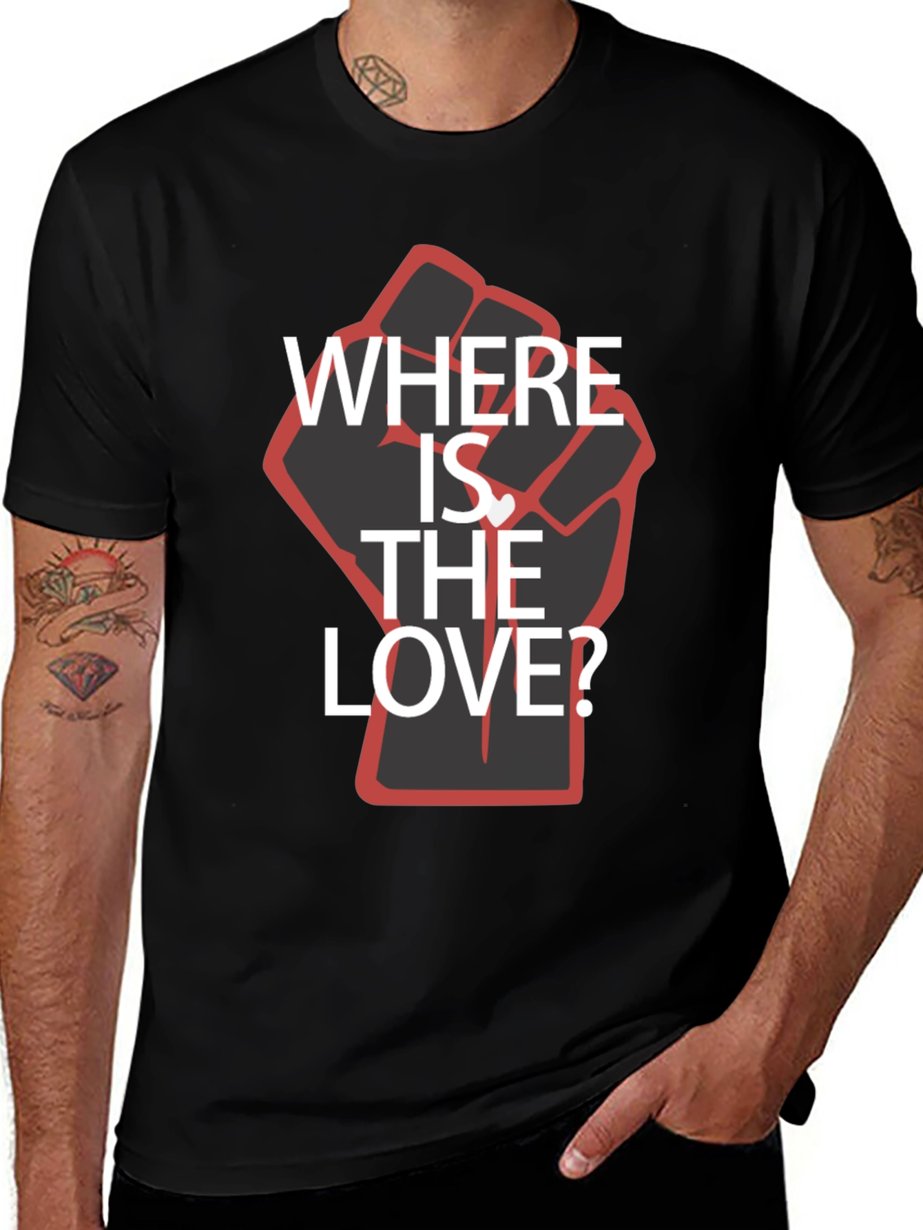 Where Is The Love Graphic Tee