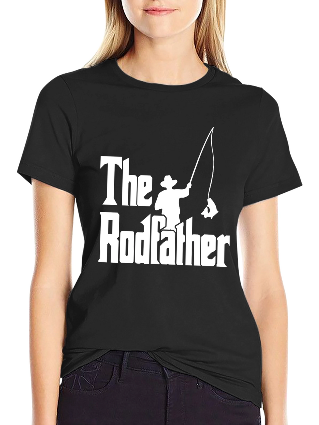 The Rodfather Funny Fishing T-Shirt