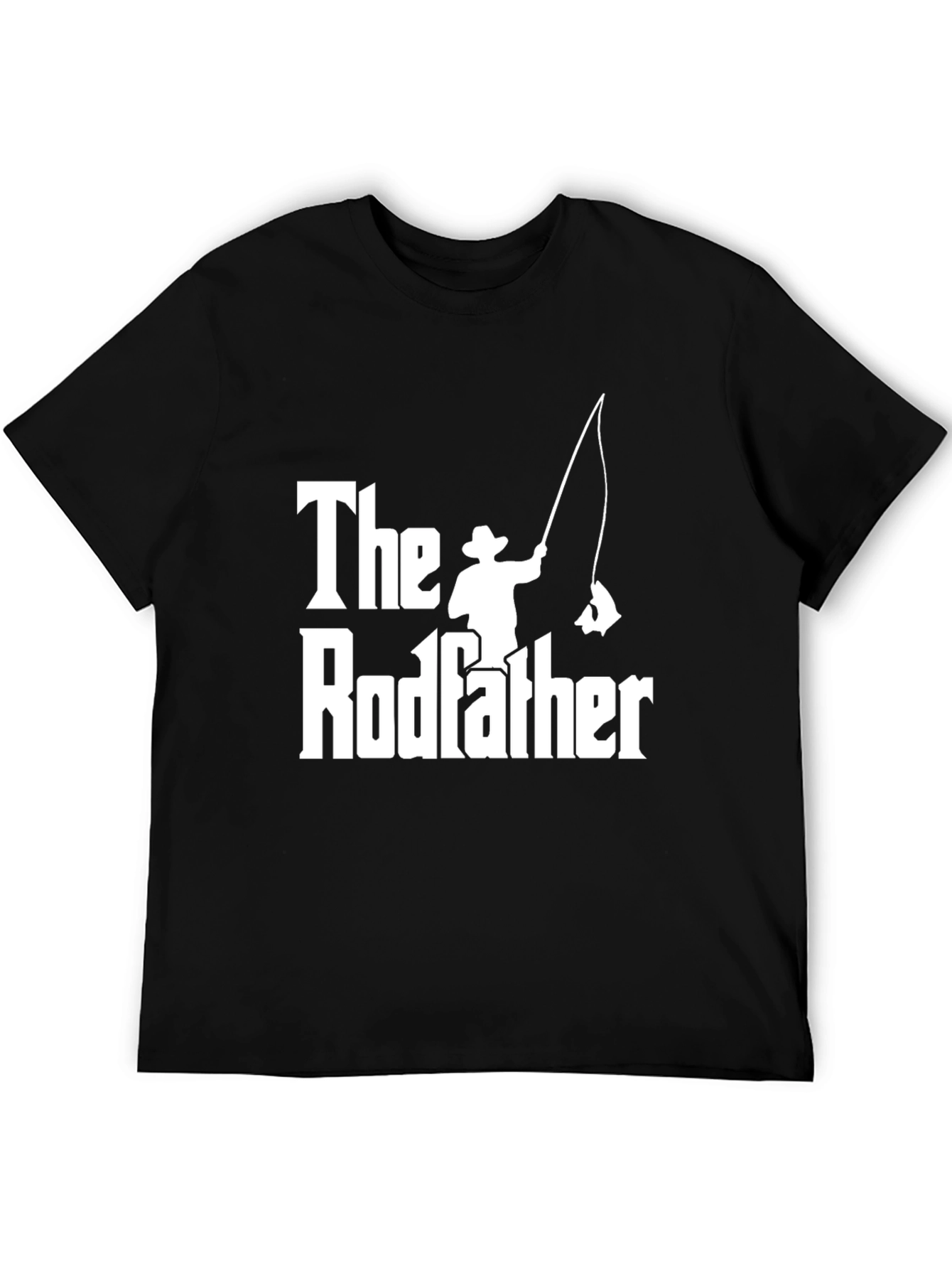 The Rodfather Funny Fishing T-Shirt