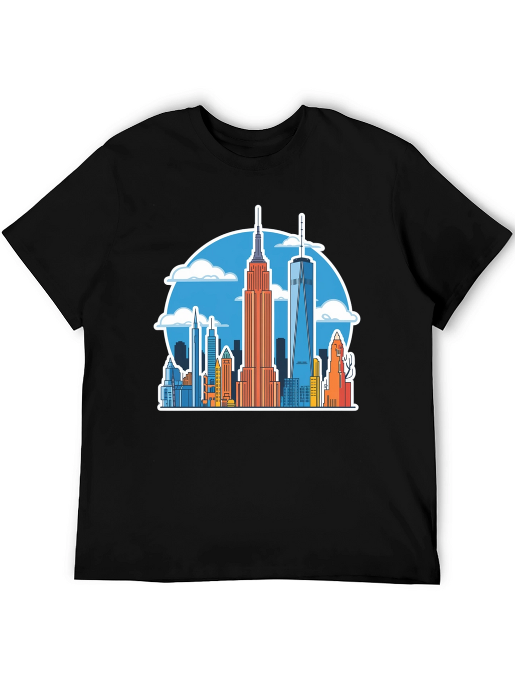 NYC Skyline Graphic Tee - Urban Style