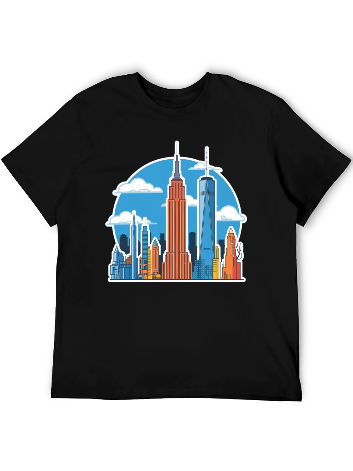 NYC Skyline Graphic Tee - Urban Style