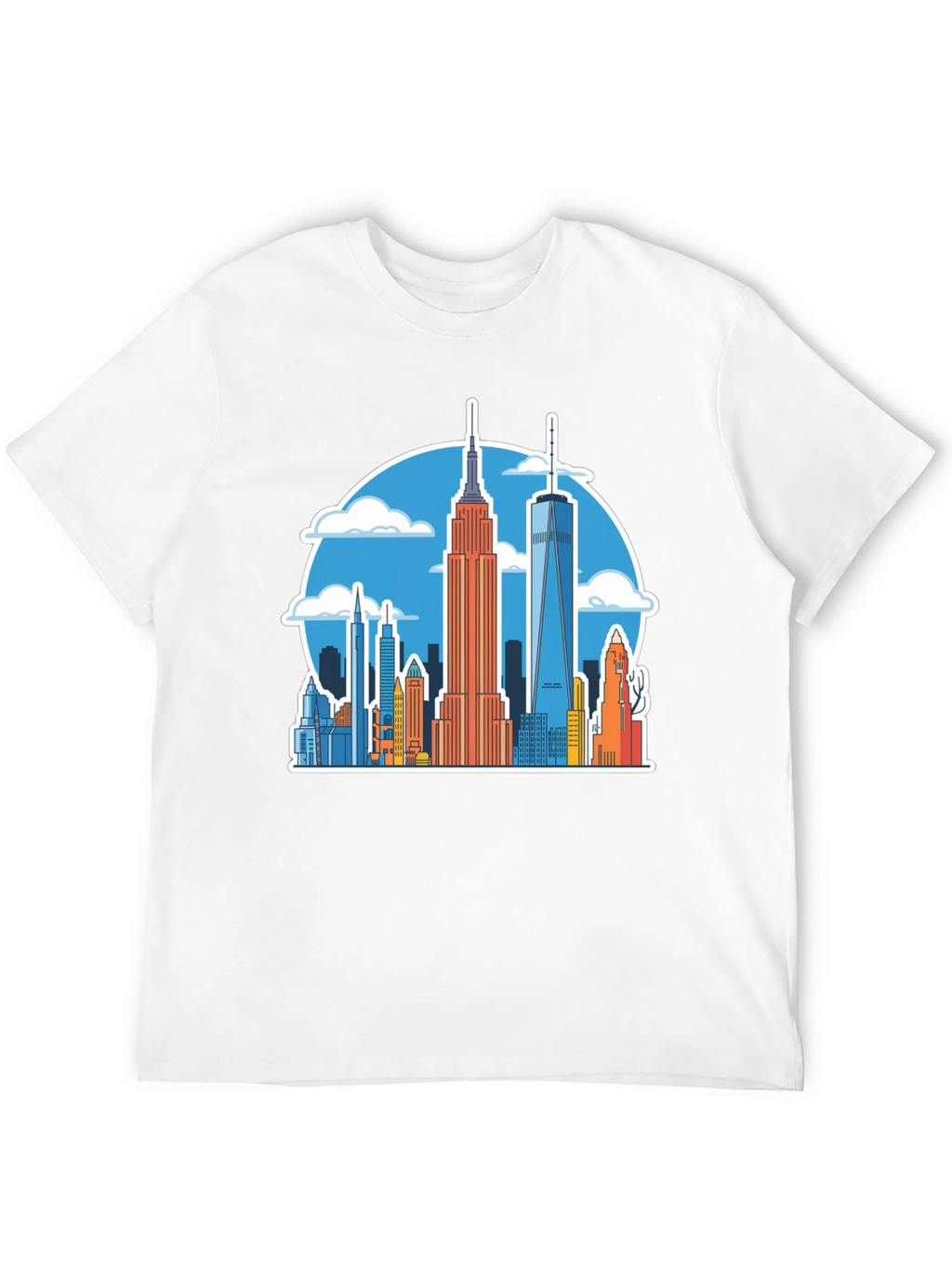 NYC Skyline Graphic Tee - Urban Style