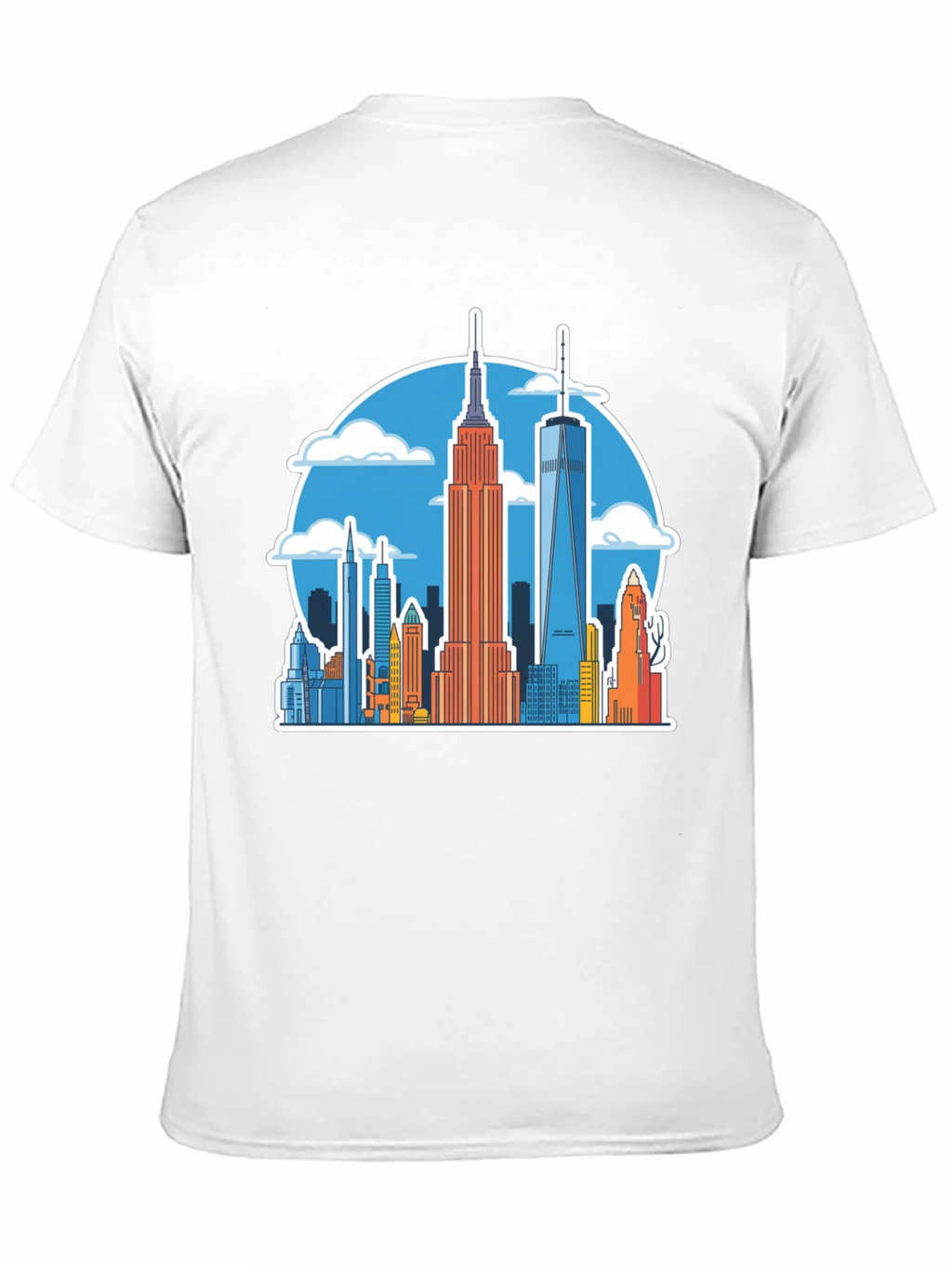 NYC Skyline Graphic Tee - Urban Style